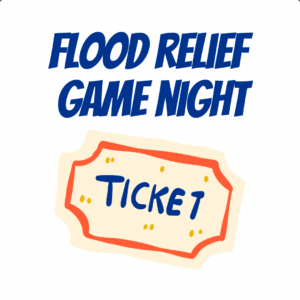 Ticket for Flood Relief Game Night